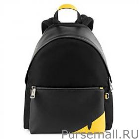 Fendi Bag Bugs Backpack Black